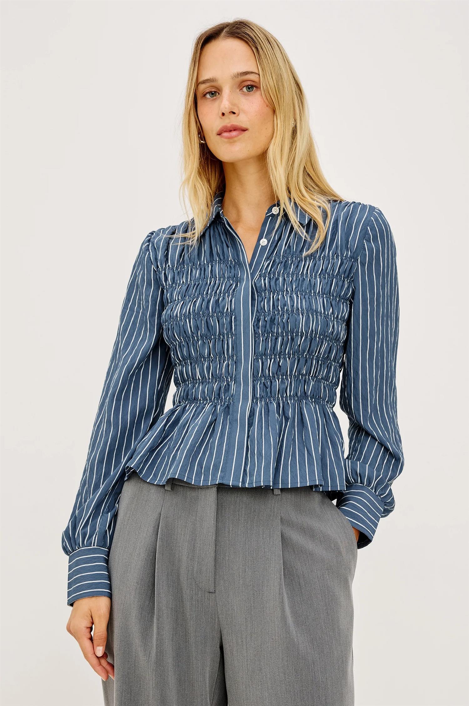 Bradshaw Wahed Indigo Stripe
