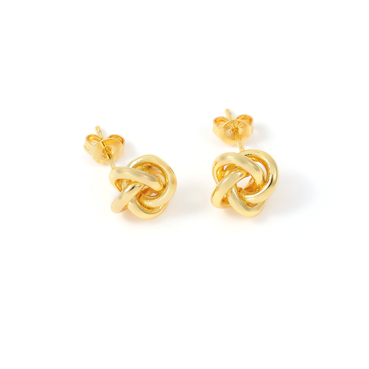 EBBA-MINI KNOT STUD EARRINGS-GOLD