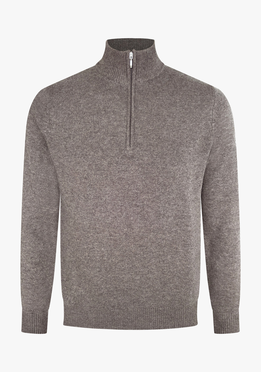 Victor Halfzip Sweater Brown
