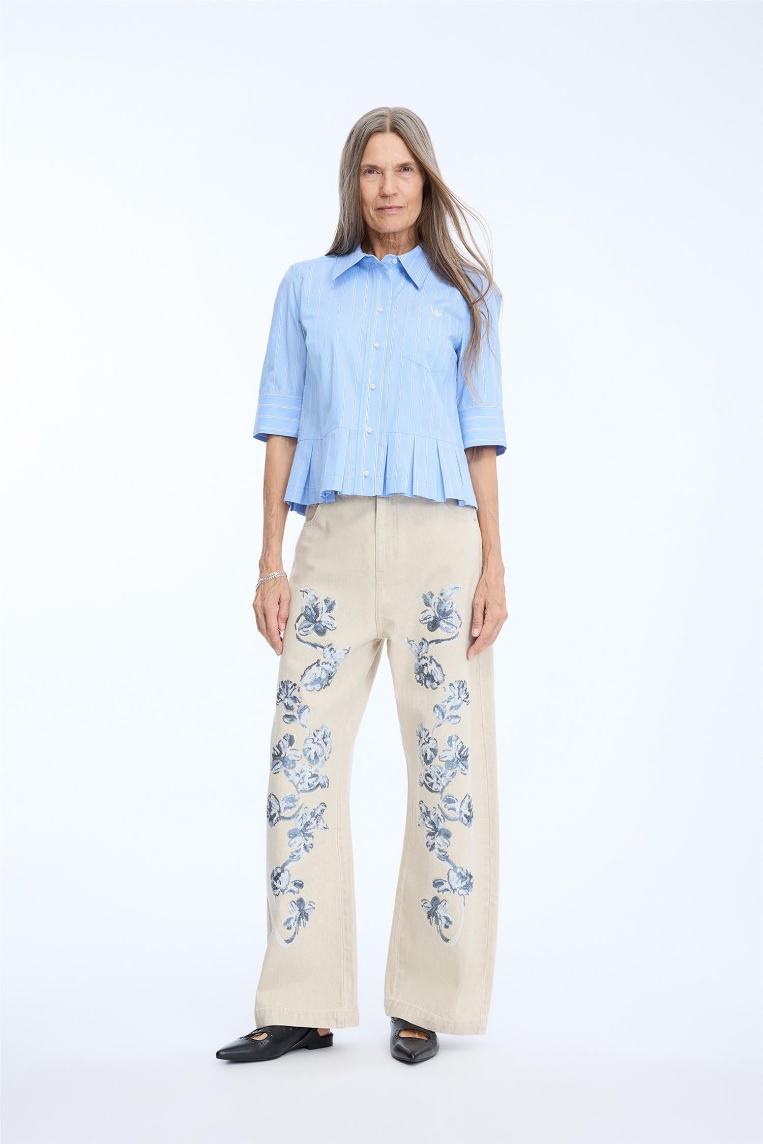 Nuria Shirt Stripe Blue