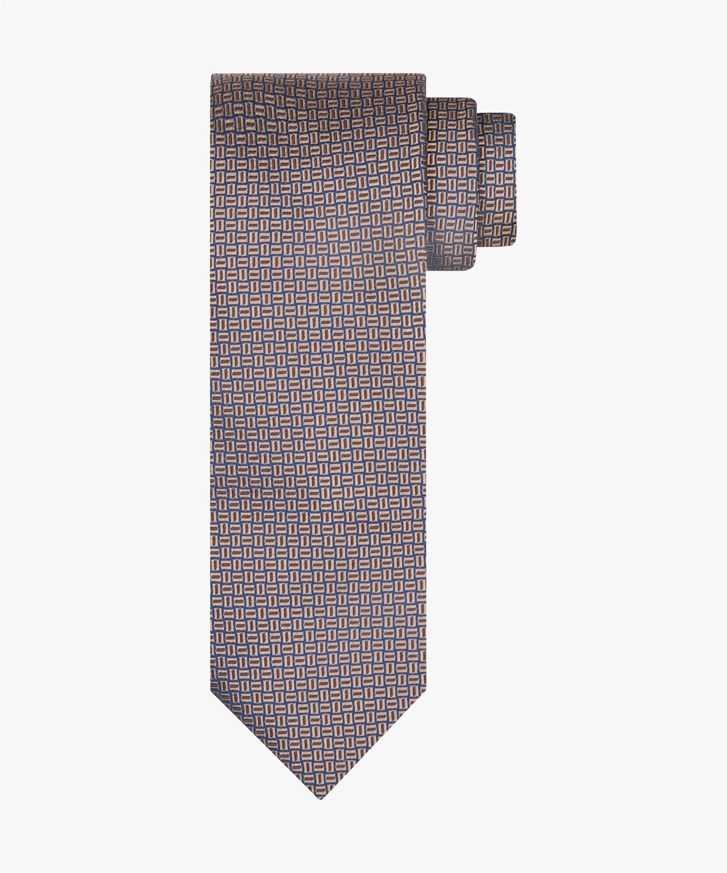 Tie Silk Woven 30043 Camel