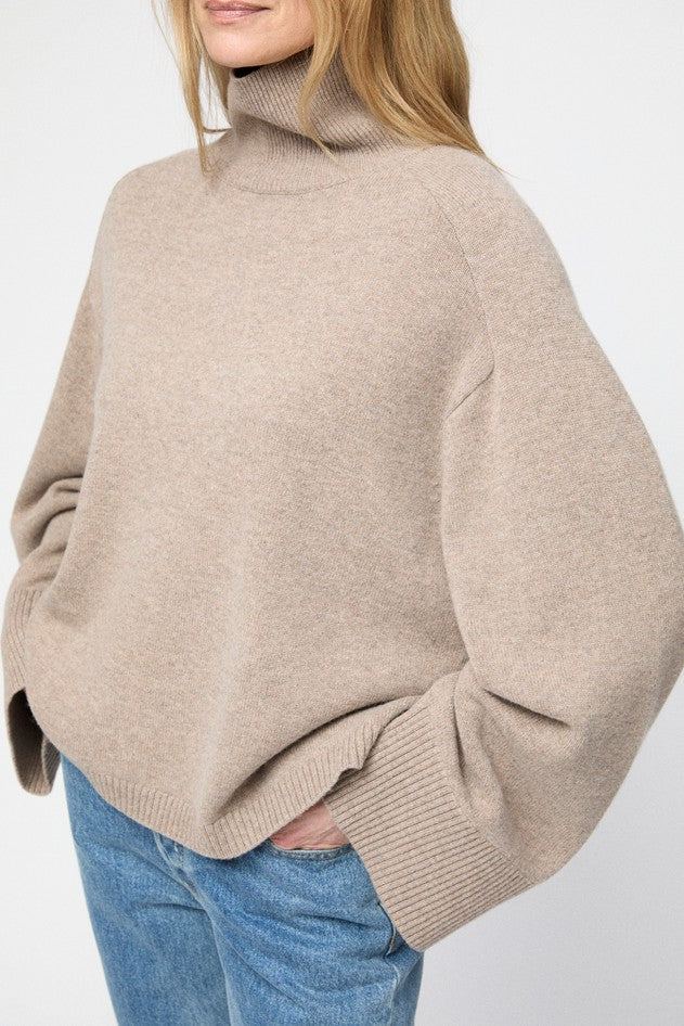Cape Cod Turtleneck Sweater Wheat