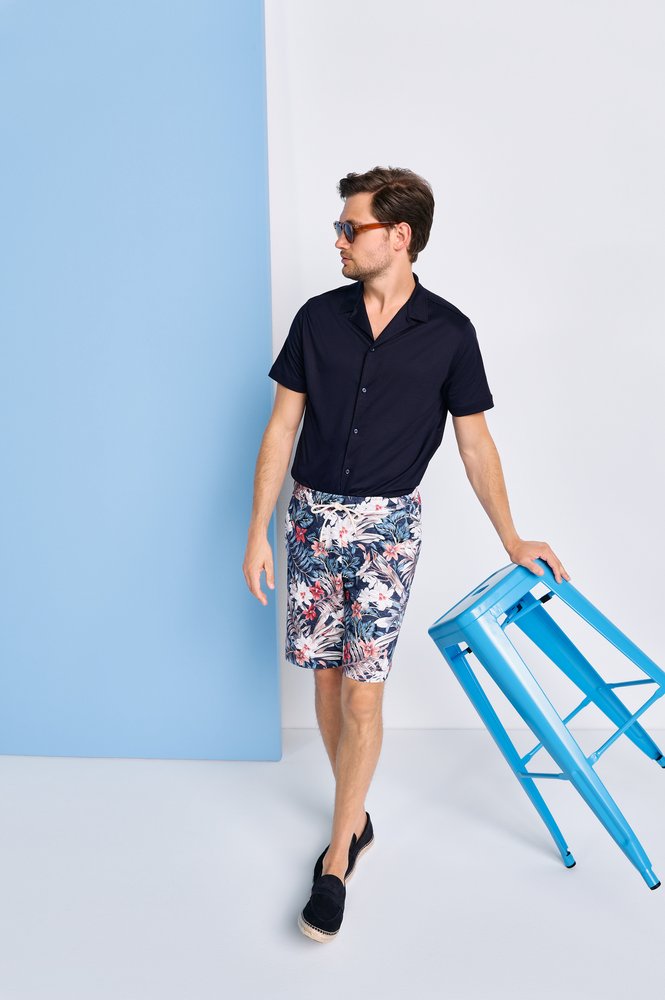 Casual Lido 1/2 Solid Navy