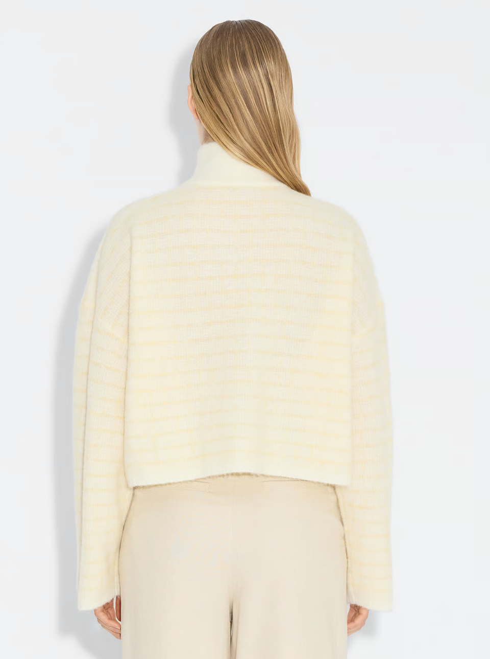 Tine Waffle Check Cardigan Lt.Yellow Mix