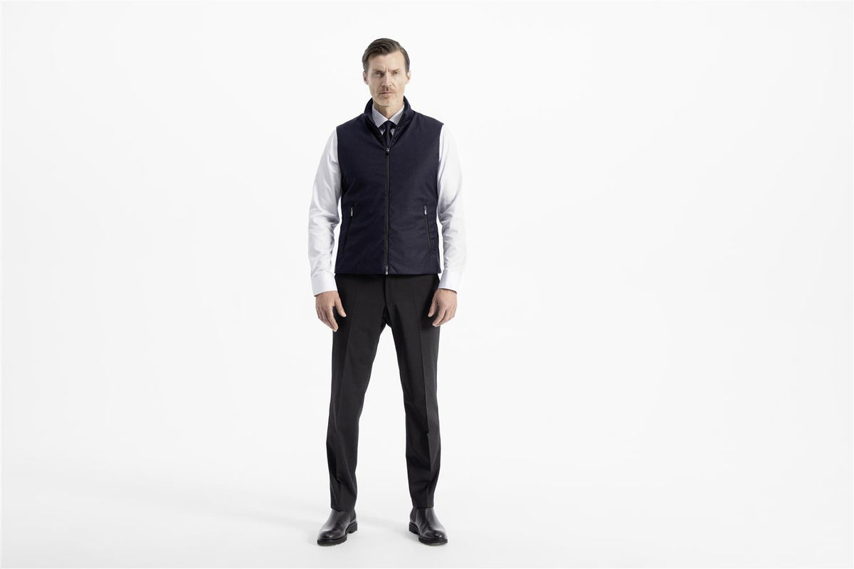 Raptor Vest Savile Navy Wool