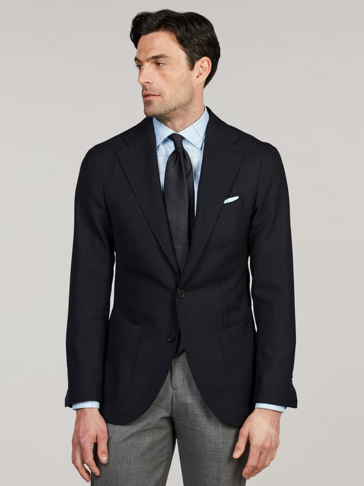 Light blue Checked Twill Regular Shirt