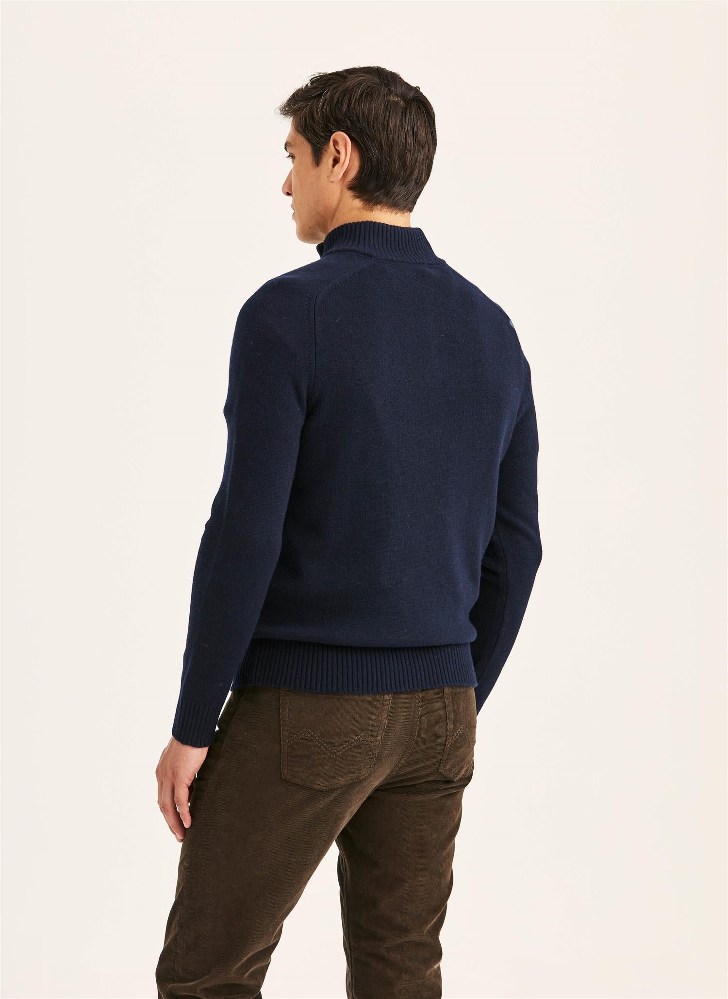 Hertford Halfzip Navy