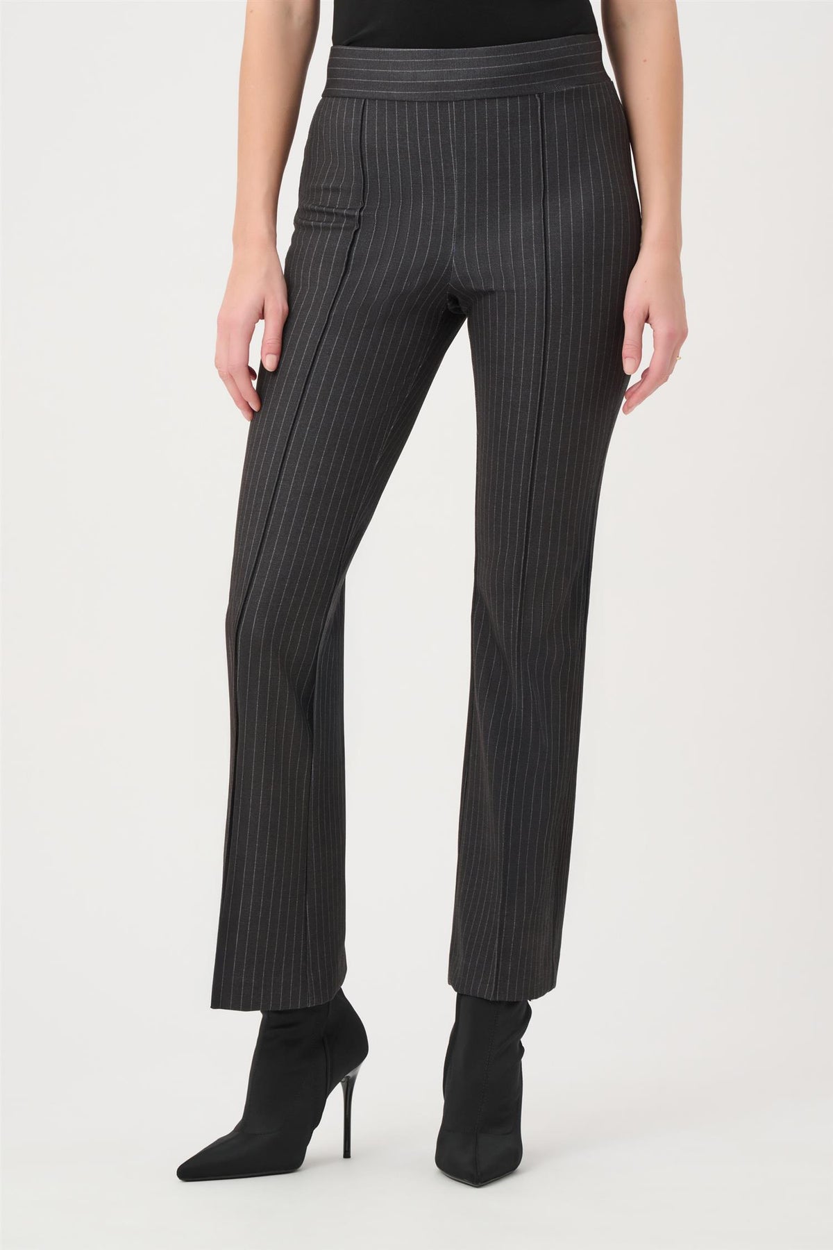 Pinstripe Flared Pants