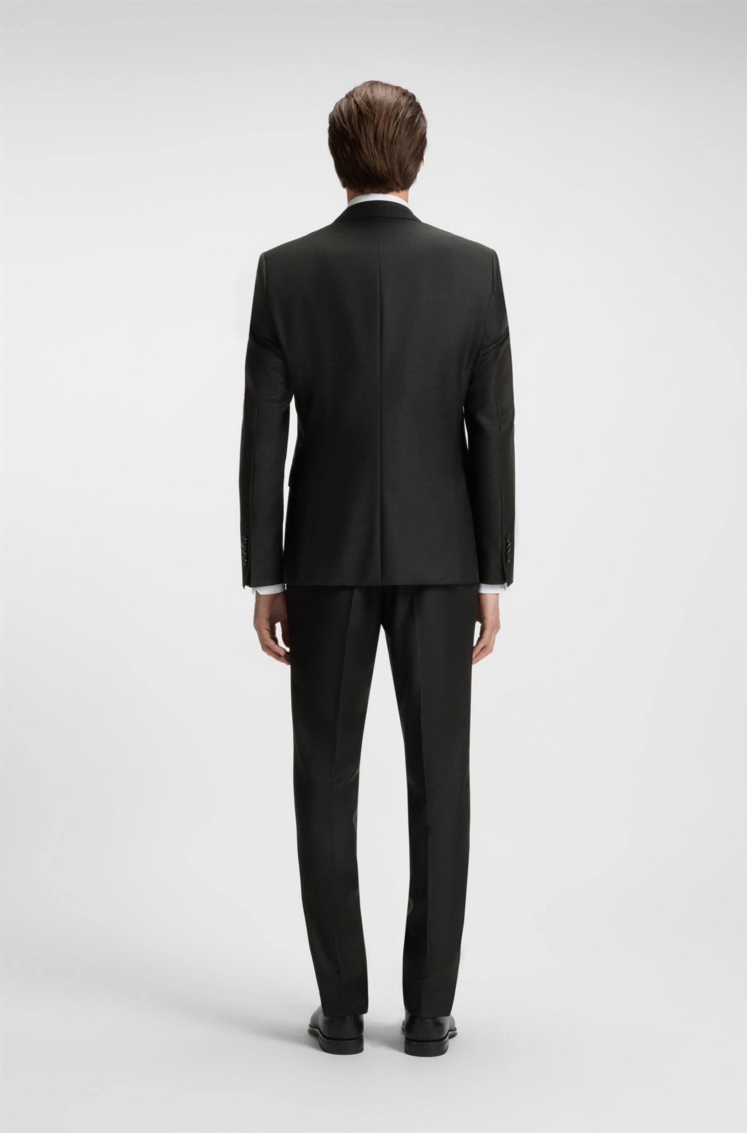 Huge 3PSC Suit in patterned wool