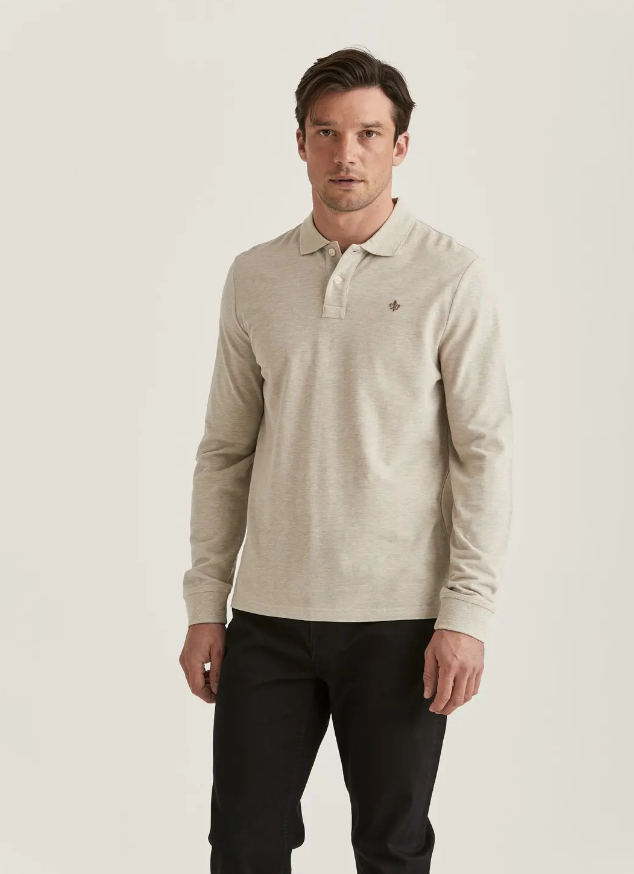 Camden LS Polo Khaki