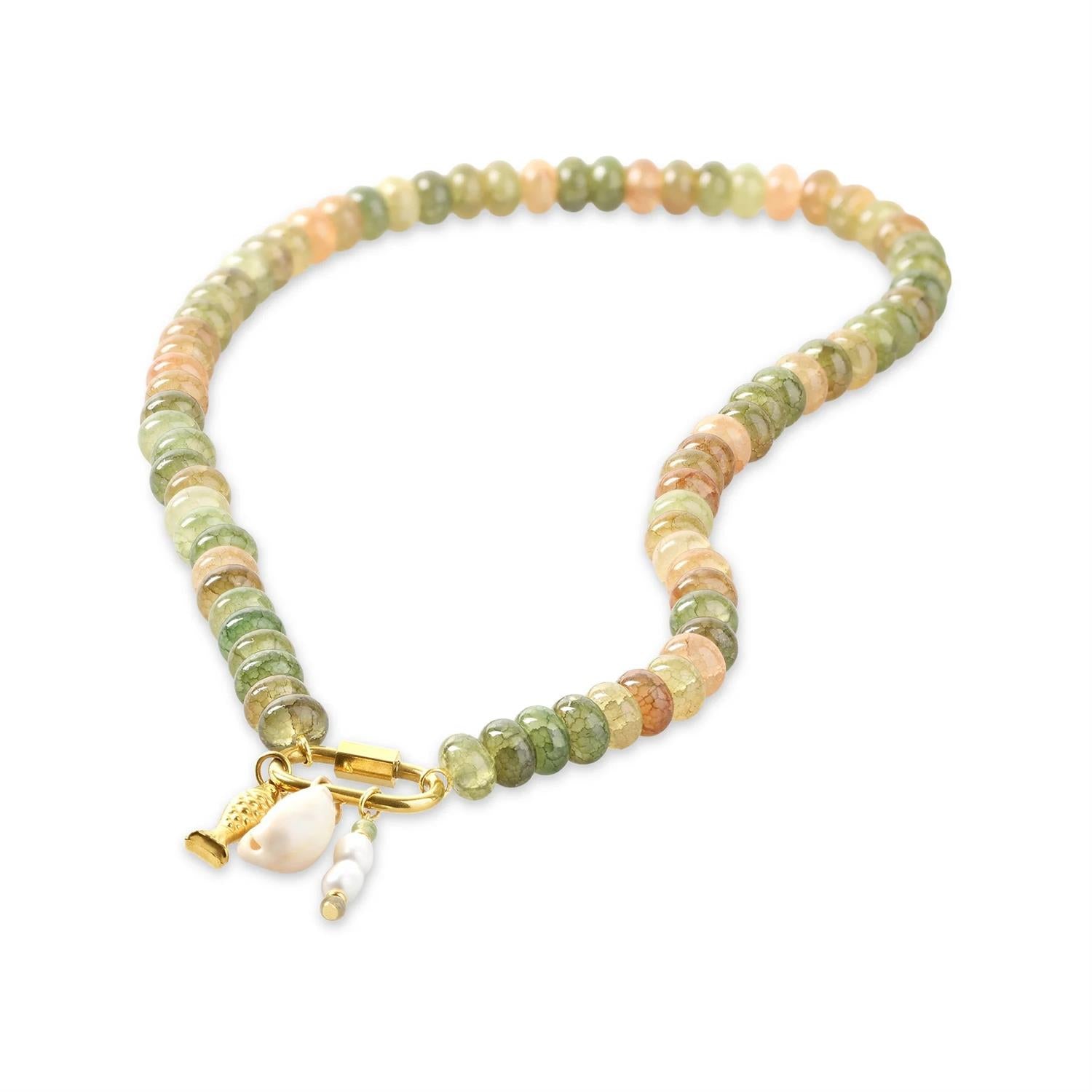 MY ocean bead necklace