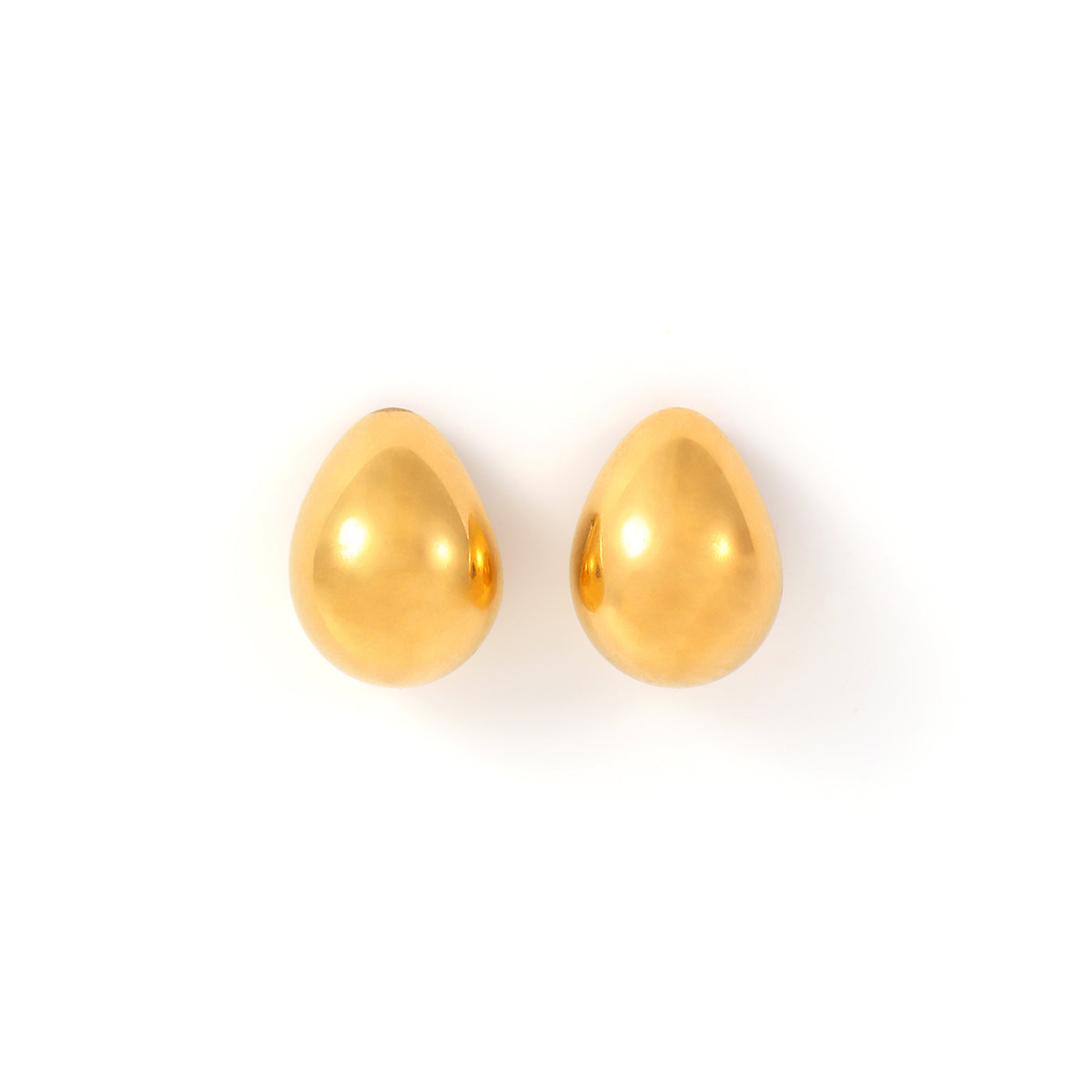 MAY-CLASSIC DROP EARRINGS STAINLESS STEEL-GOLD