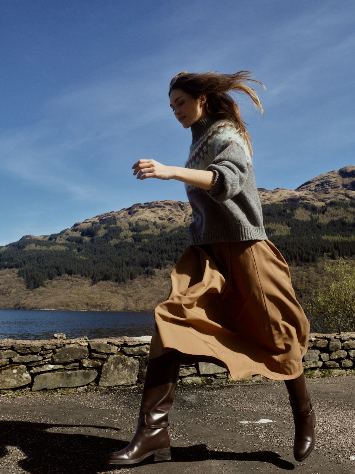 Mmkit Sato Skirt Dark Camel