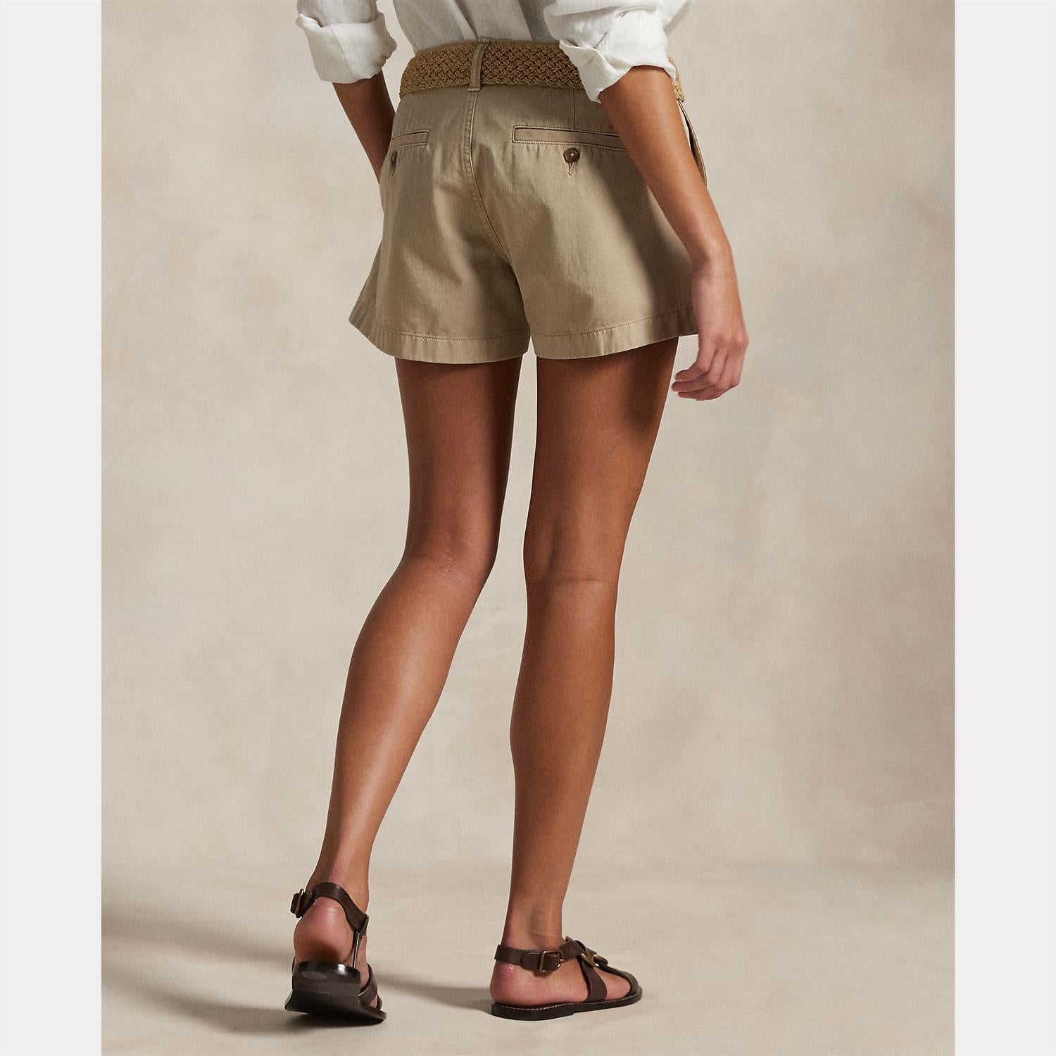 Woven-Shorts Khaki