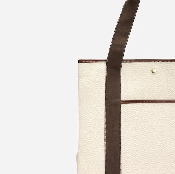 Traversèe Pocket L Verneuil Canvas White/Brown