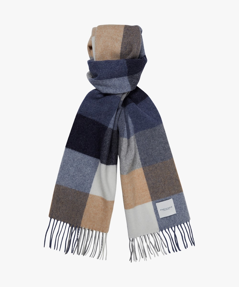 Scarf Lambswool M.Blue