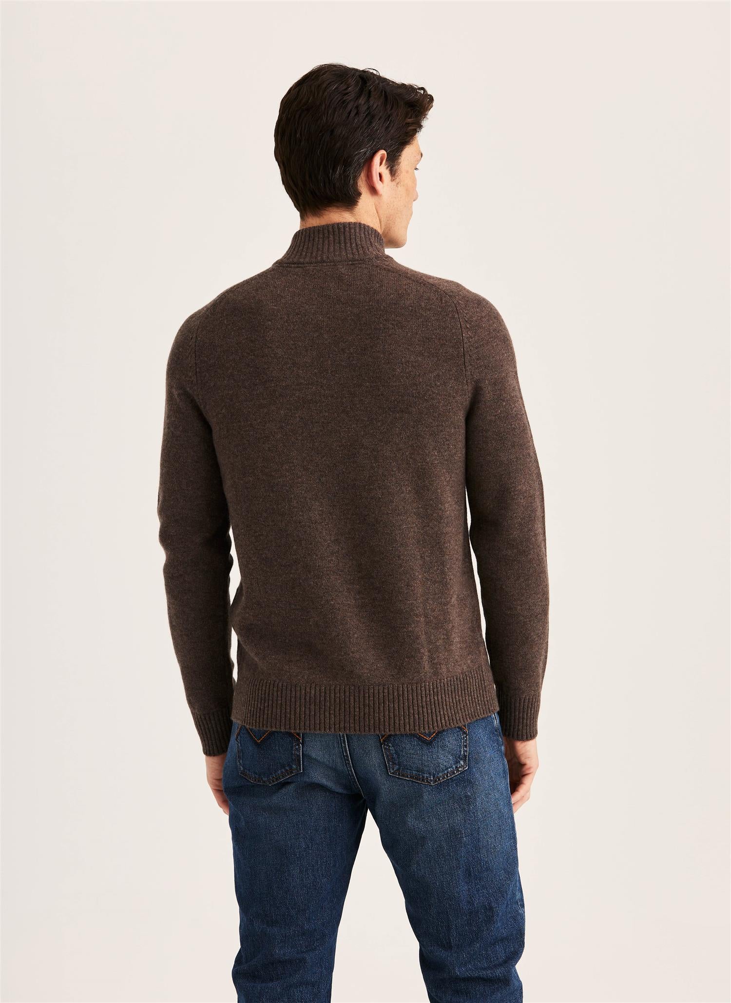 Hertford Halfzip Brown