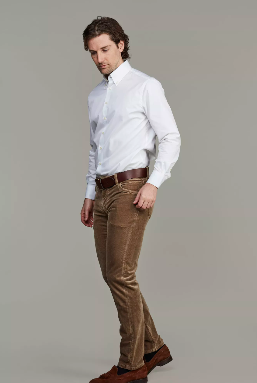 5-PKT Cut'n Sew Cord Beige