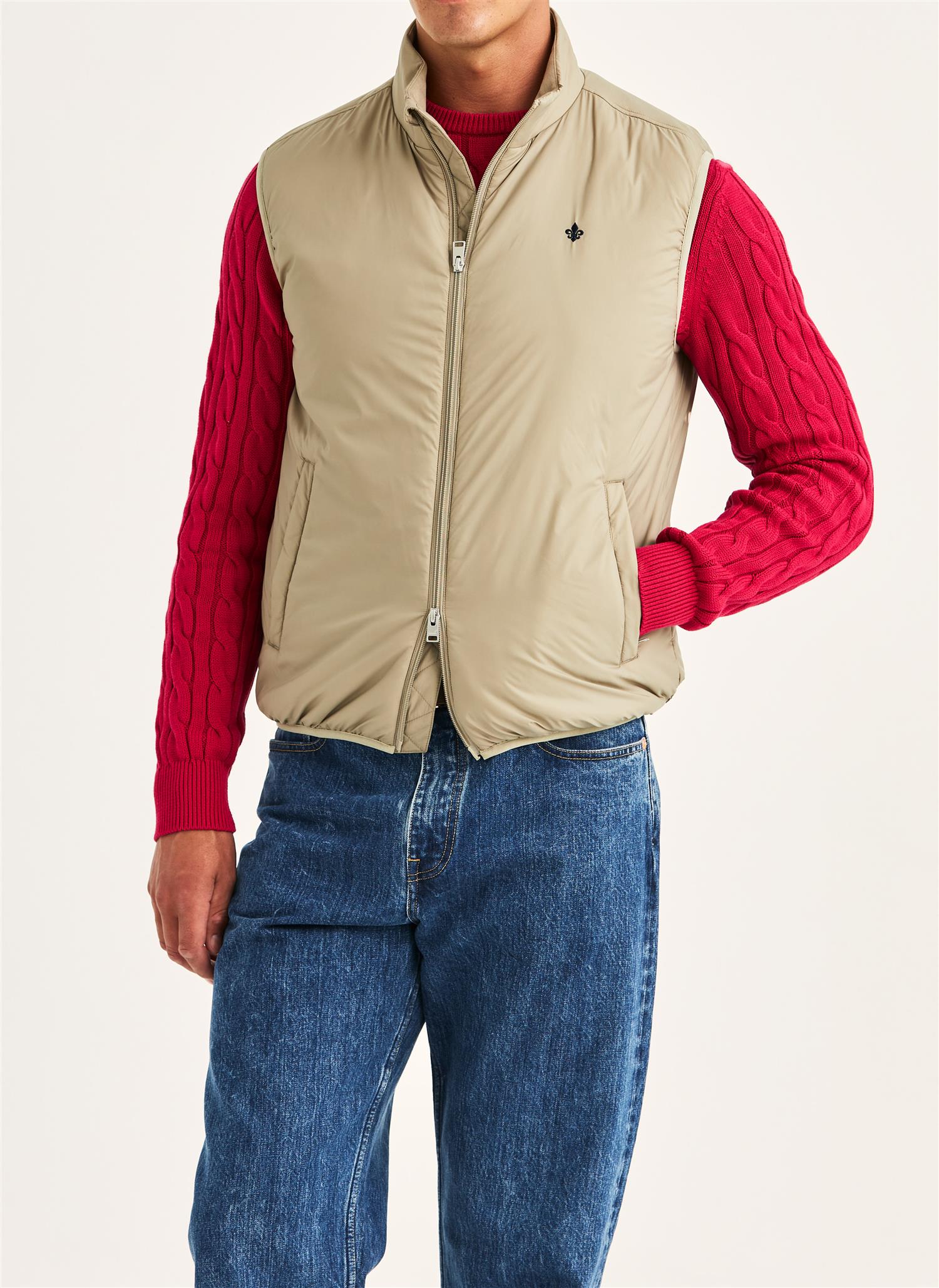 Bradley Padded Vest Khaki