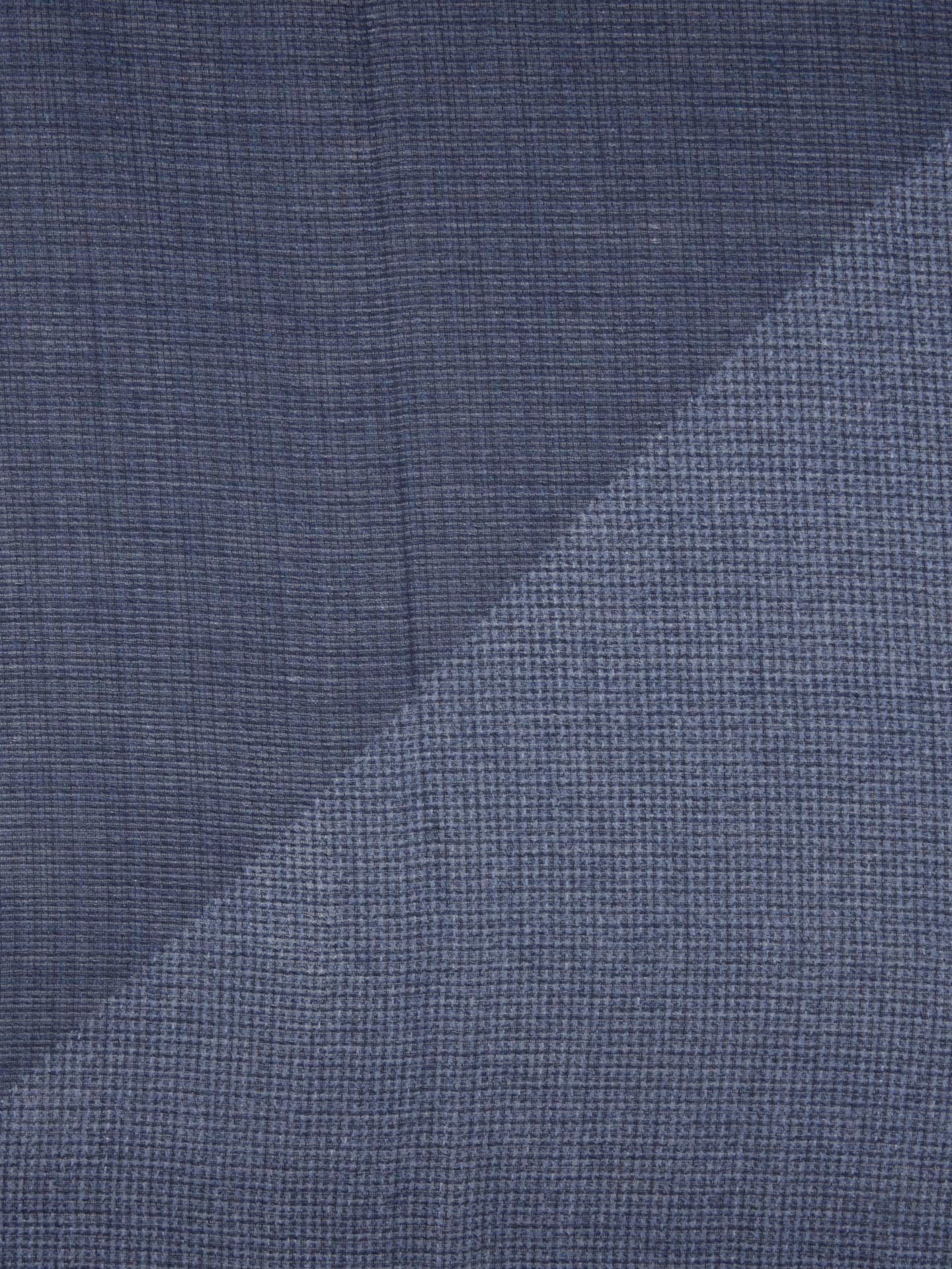 Blue Stripe Cotton Scarf