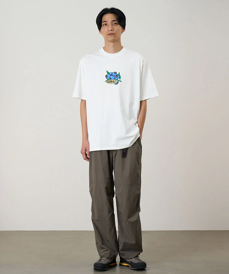 Bluberry Tee White
