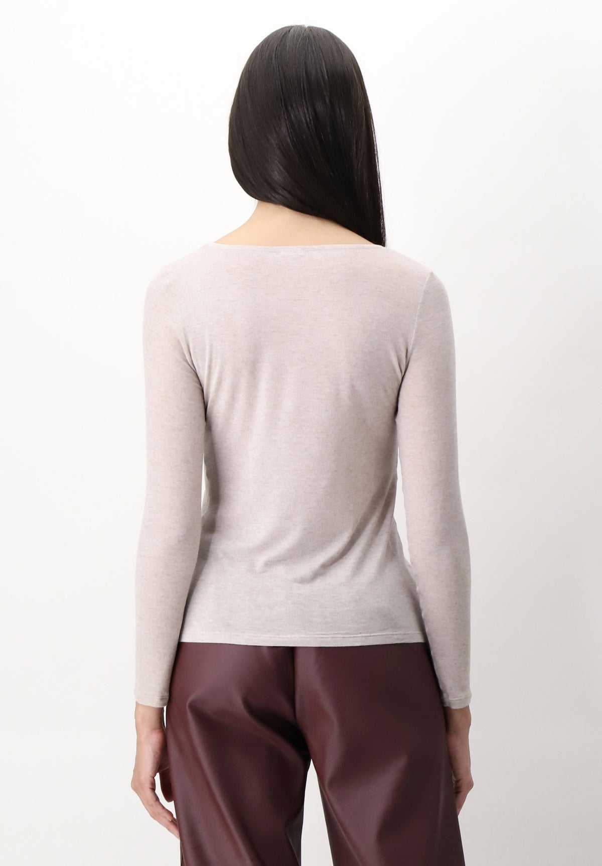 Oroblu Perfect Line Cashmere Long Sleeve Beige