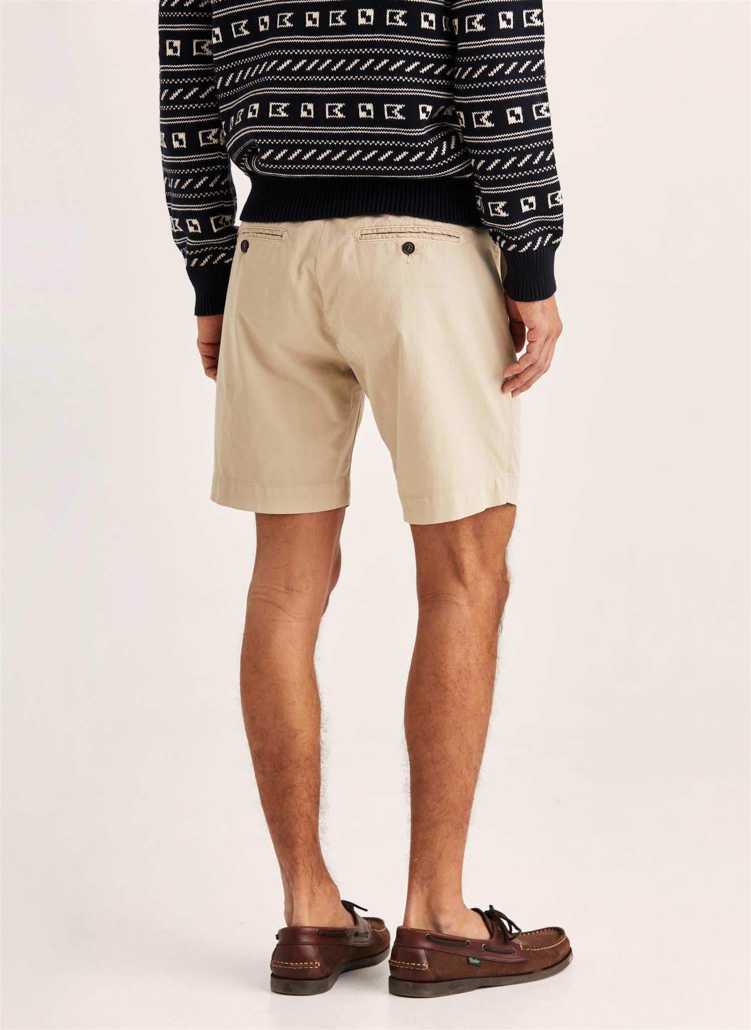 Jeffrey Summer Chino Shorts 7" Khaki