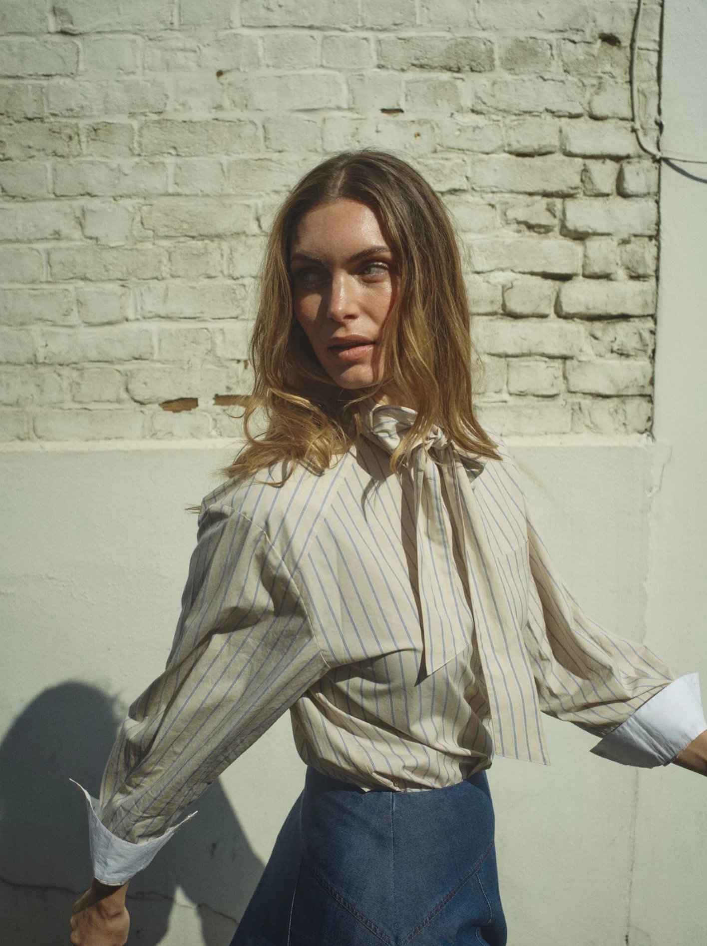 Mmkeeva Lilou Shirt Oxford Tan