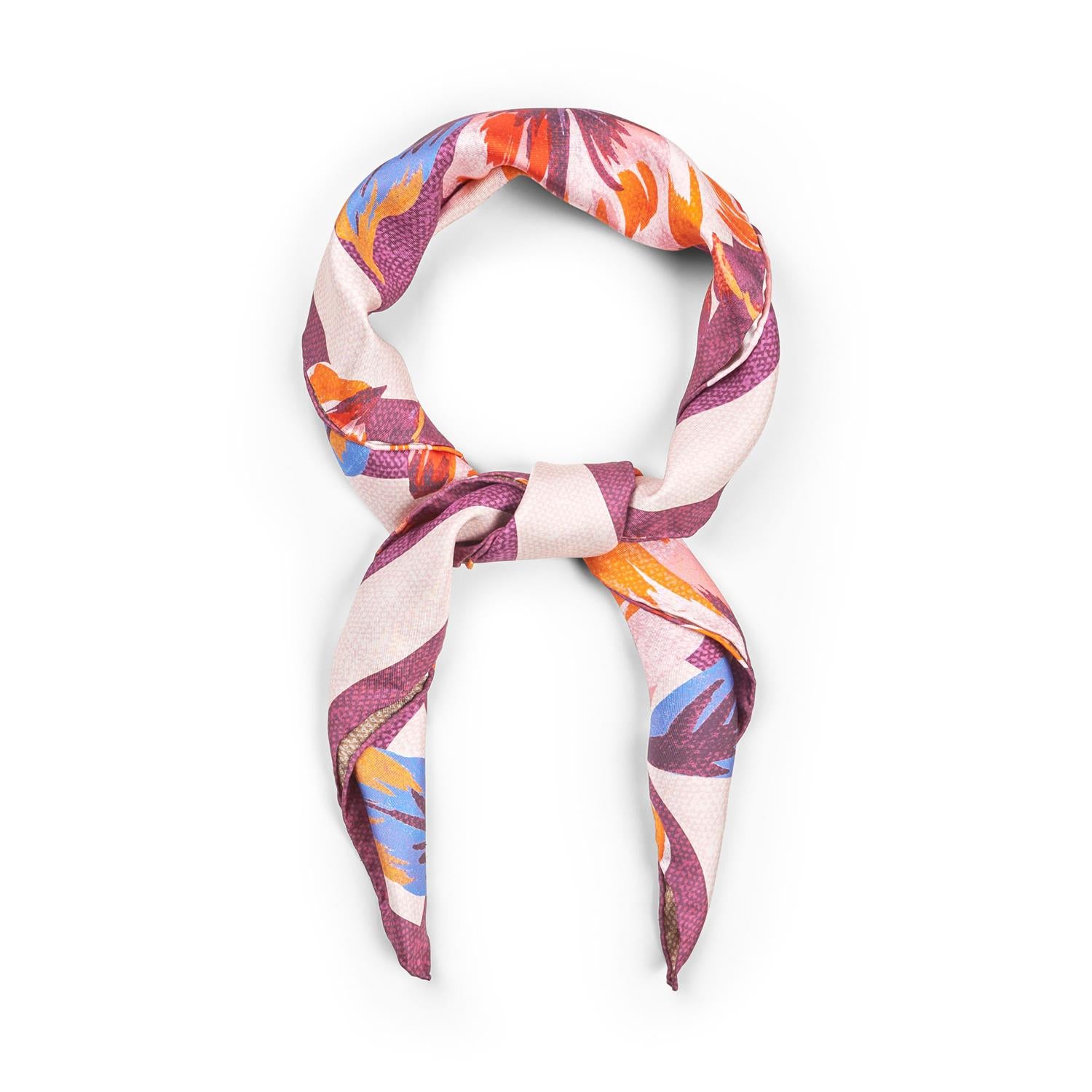 Juliette Scarf 90X90 Lilac/Brown
