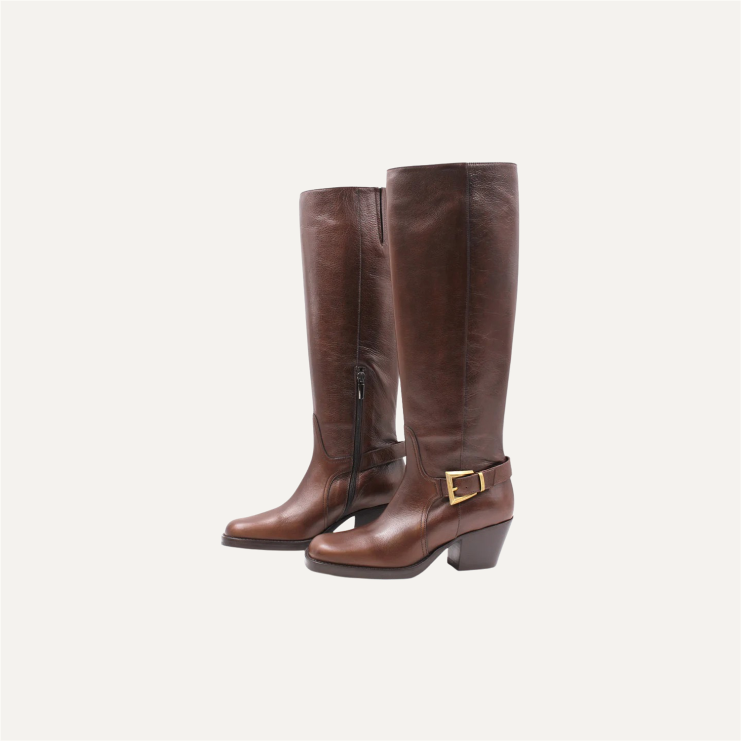 High Boots W Buckle Mex Sequoia