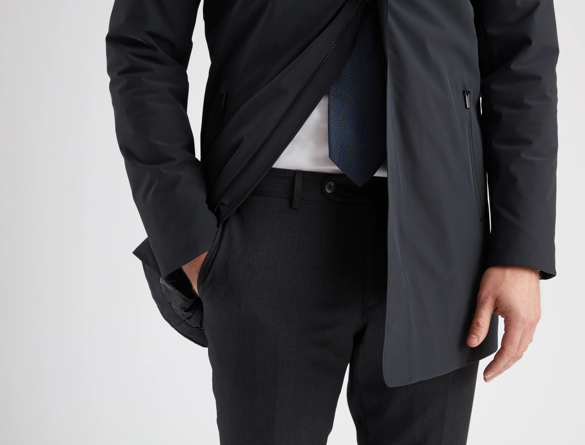 REGULATOR COAT BLACK STORM