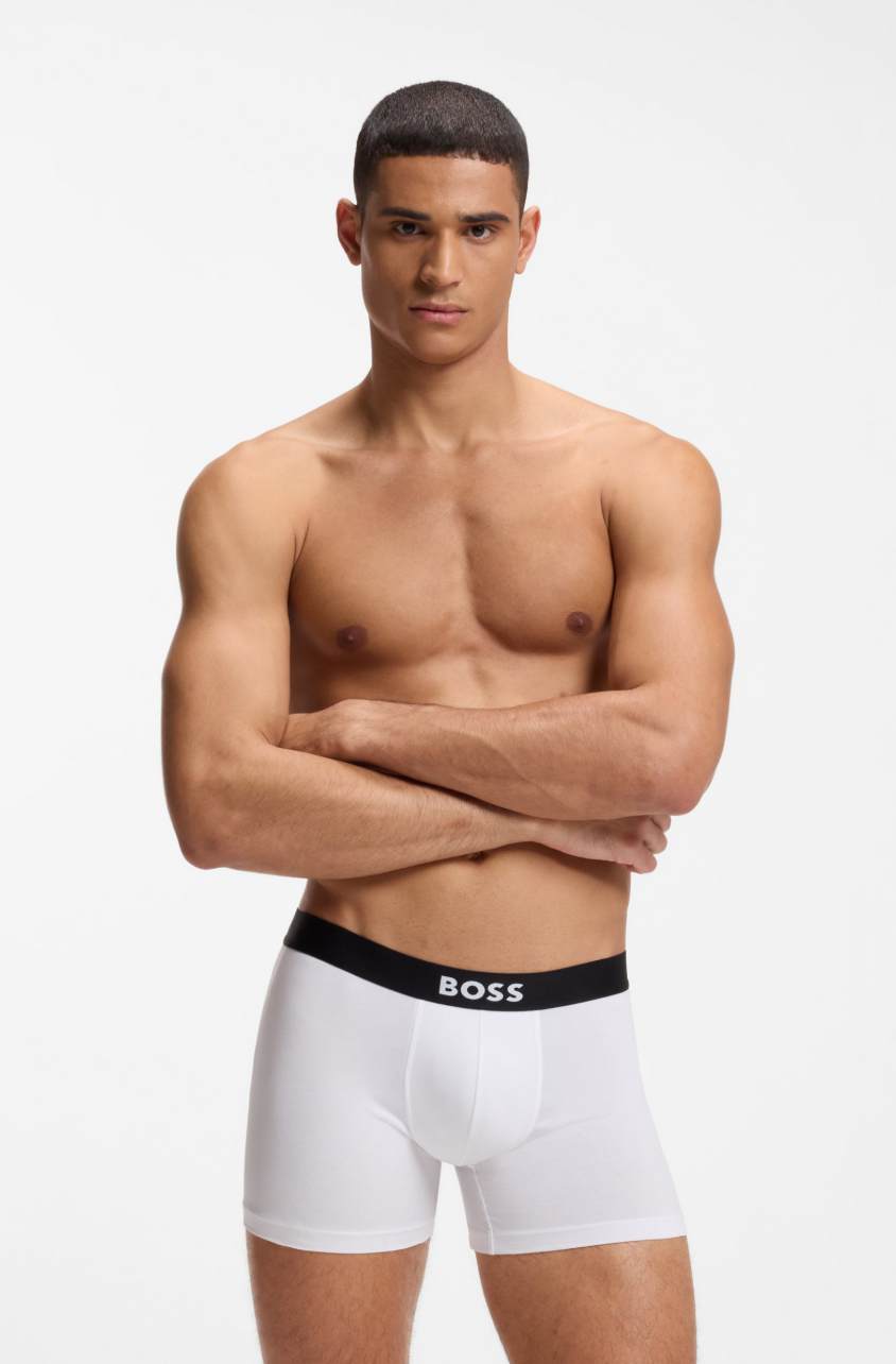 3P LOGO WAISTBAND BRIEF BOX WHITEER