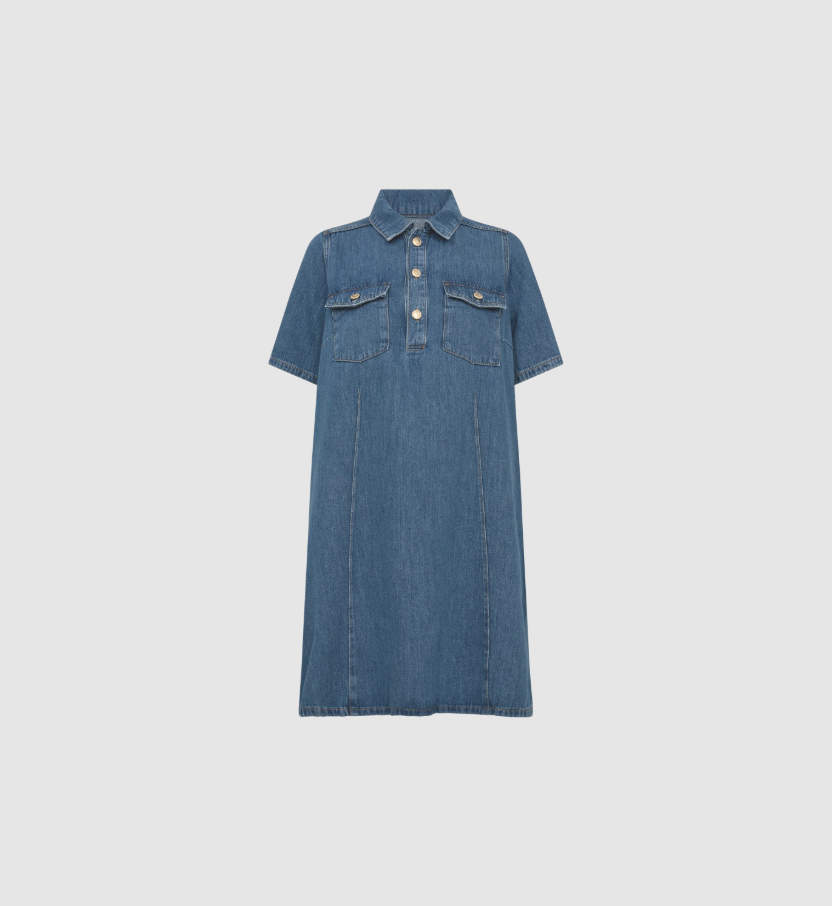 Mmbiba East Dress Mid Blue