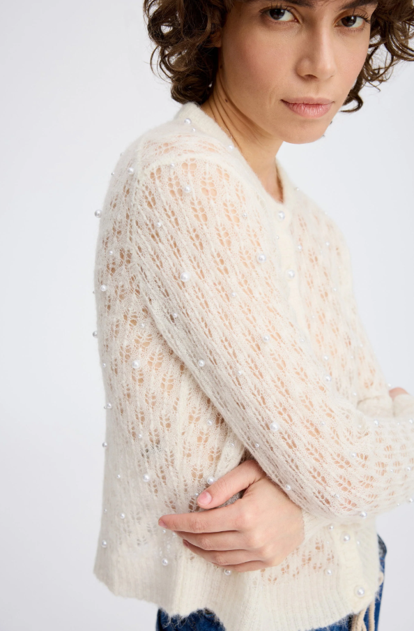Perl Cardigan Ivory