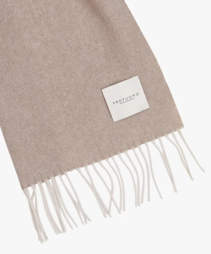 Taupe Lambswool Scarf