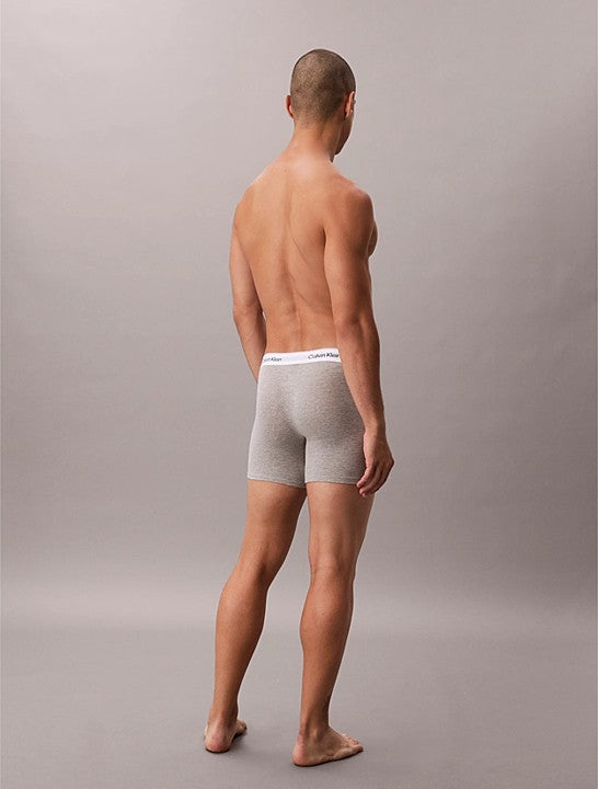 Boxer Brief 3PK Grey Heather White Black