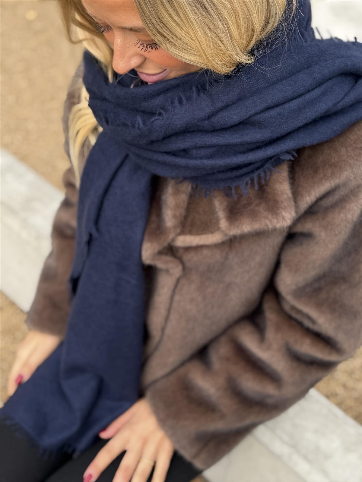 622502 Schal Navy