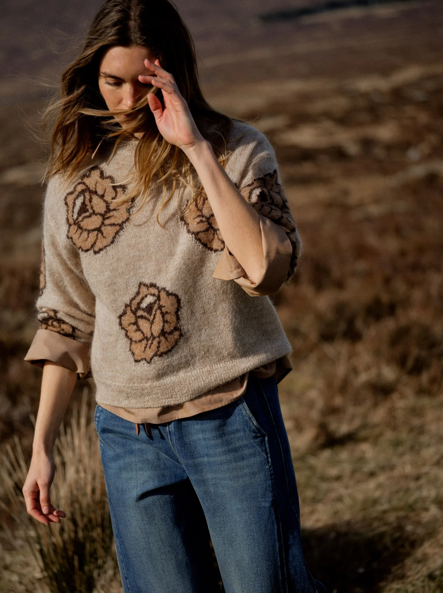 Mmdrea Popli Knit Doeskin