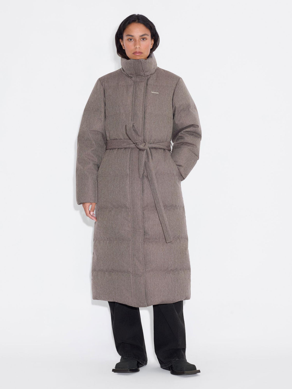 Selma Heritage Down Coat Lt. Brown
