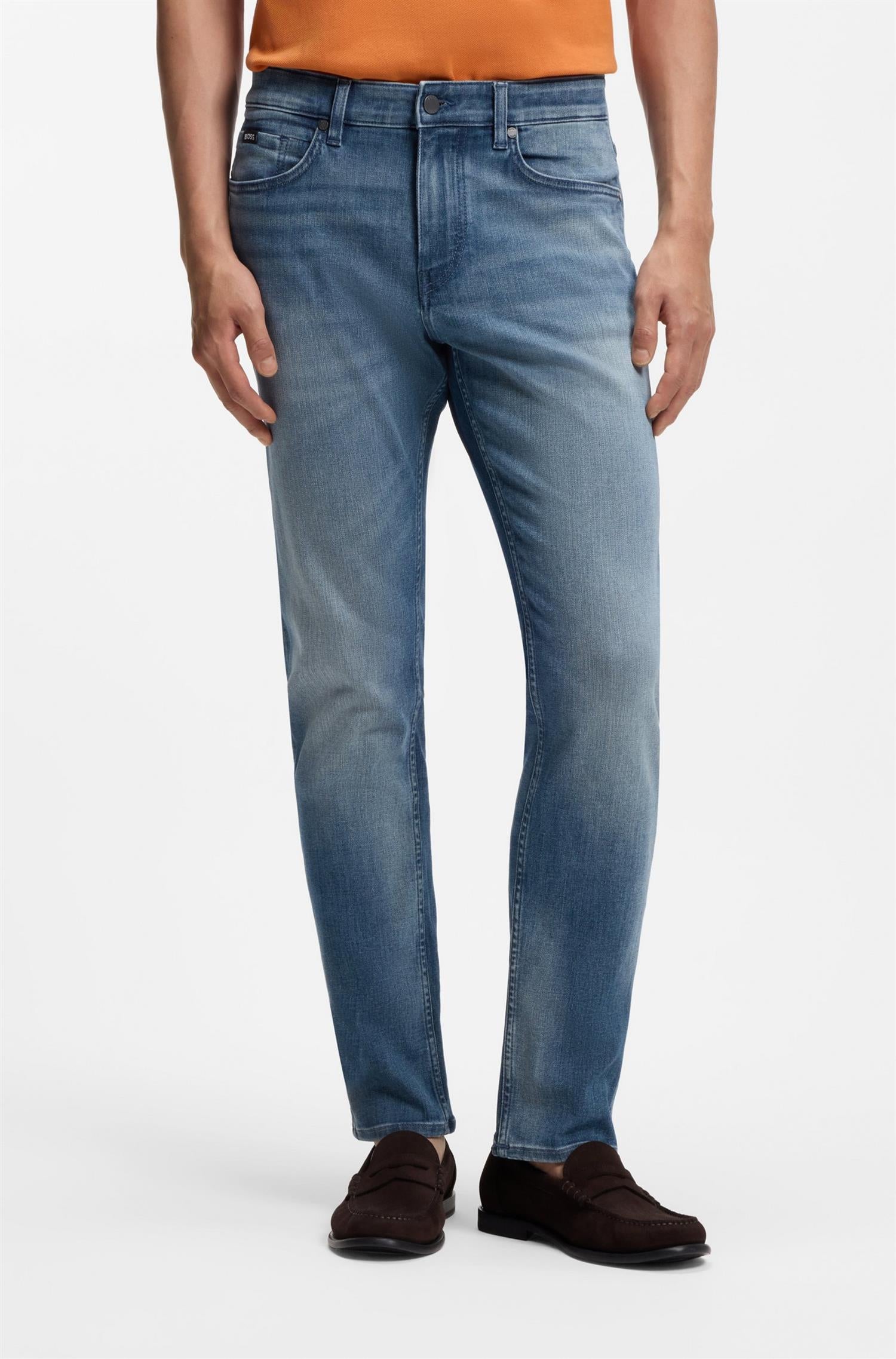 Delaware slim-fit jeans in blue lightweight denim