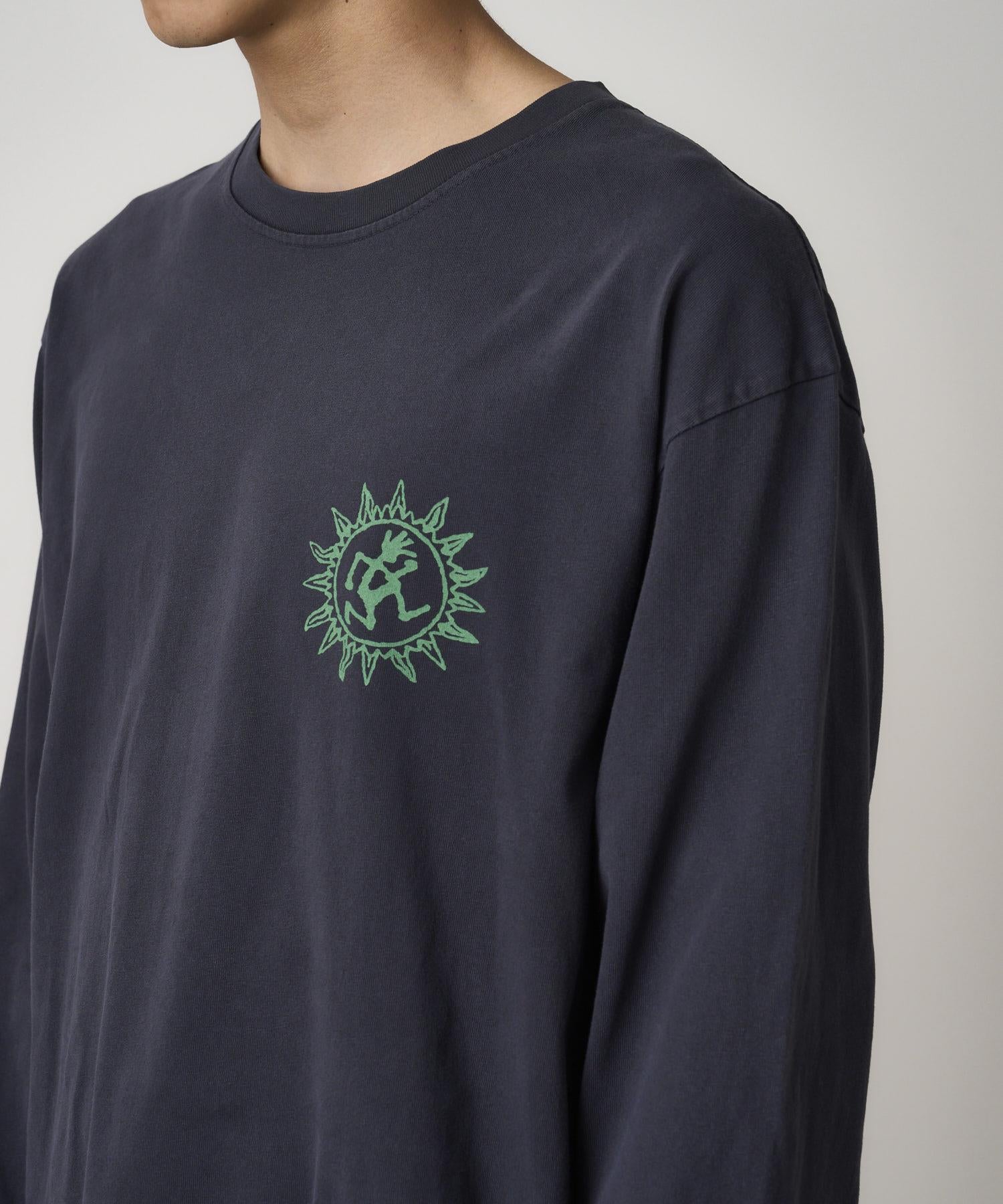 Sun L/S Tee Navy Pigment