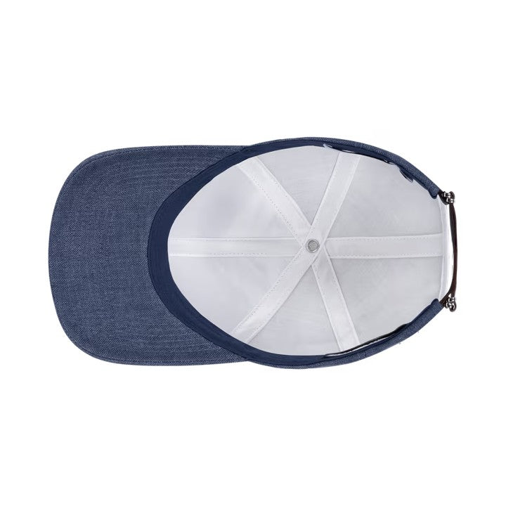 Legacy Structured Linen Herringbone Blue