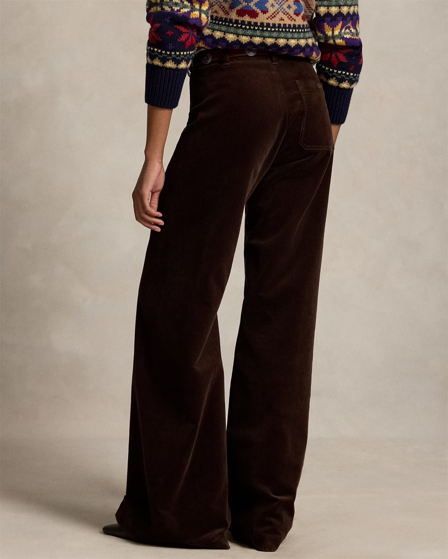 Beaton corduroy trouser brown