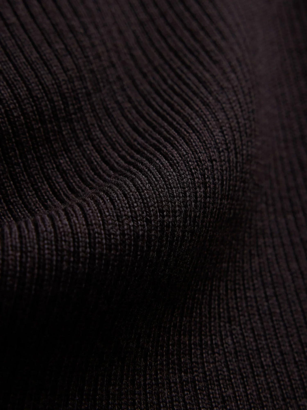 Oline Merino Dress Dark Brown