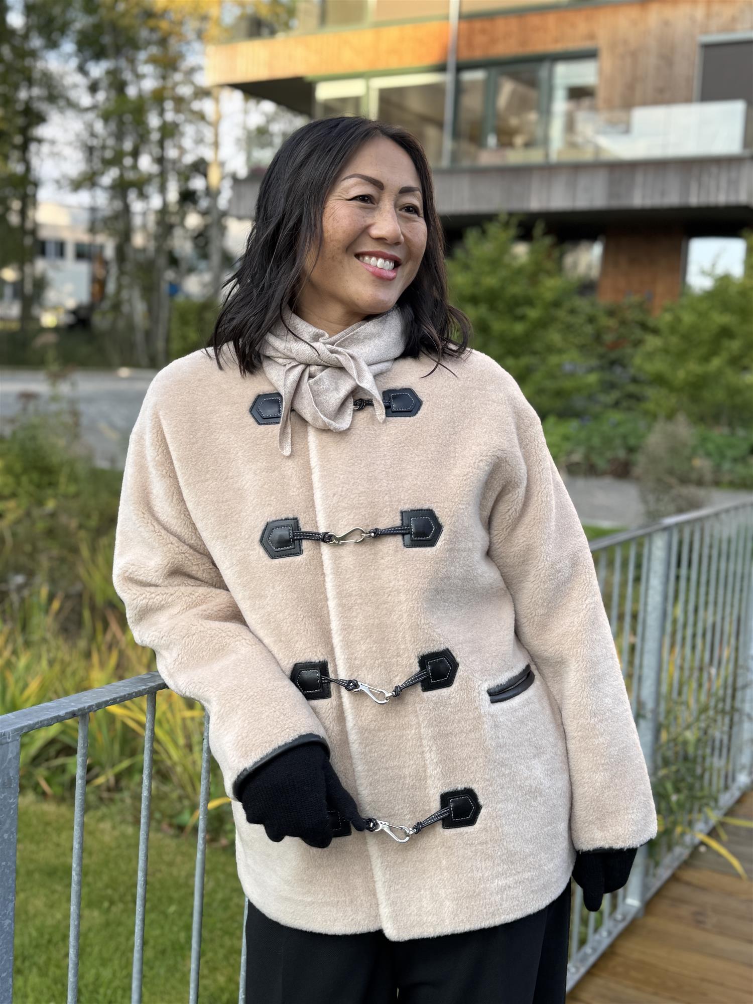 Tanja Fur Jacket Sand