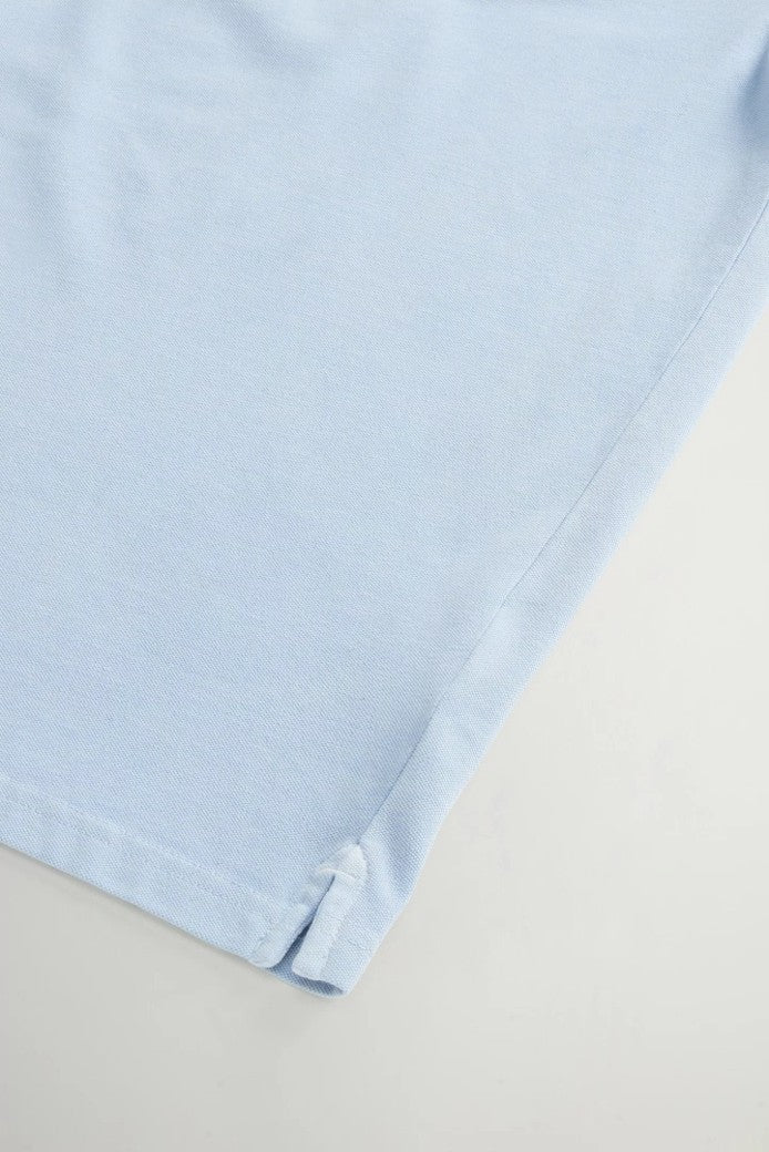 Mackinack Polo in Stretch Cotton Piquet Flask