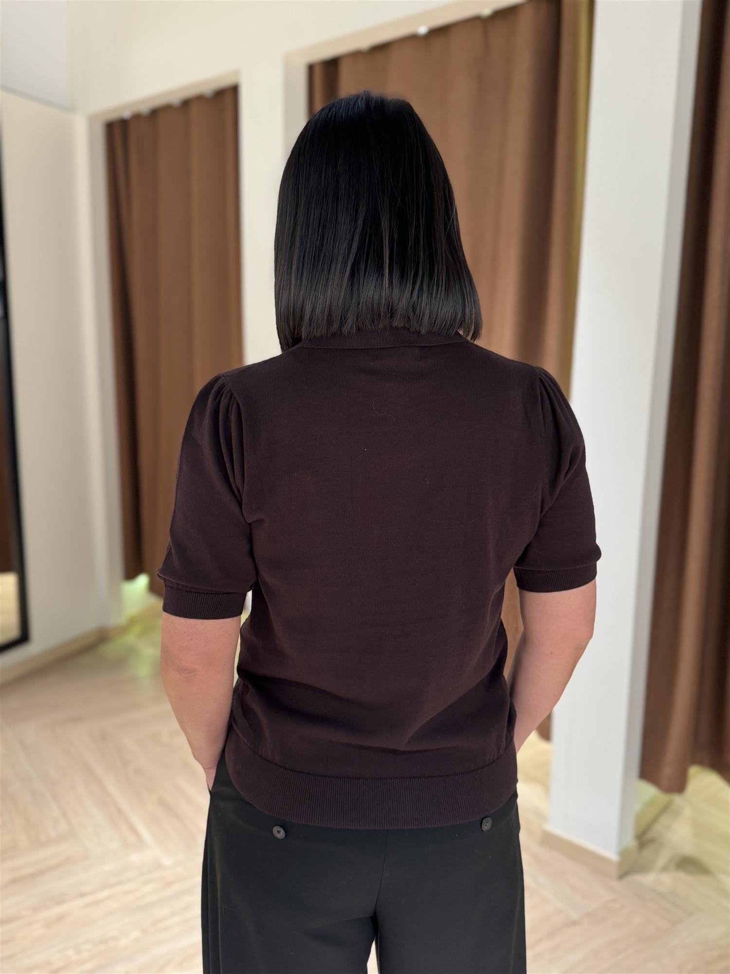 Retro Polo Puff 5445 WW Dk Brown