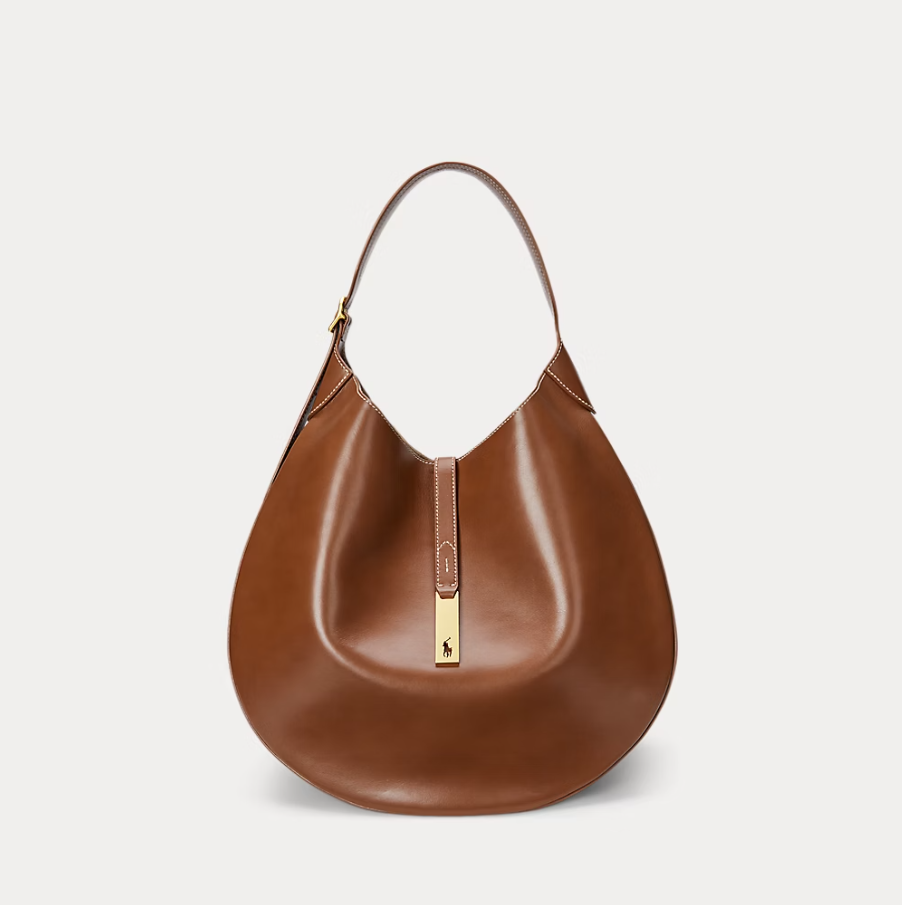 Polo ID Large Calfskin Shoulder Bag