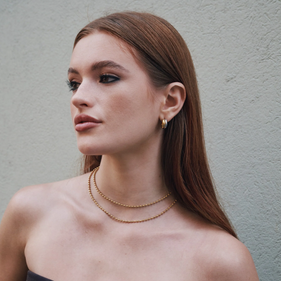 Vendela - Duo Stud Earrings Steinless steel