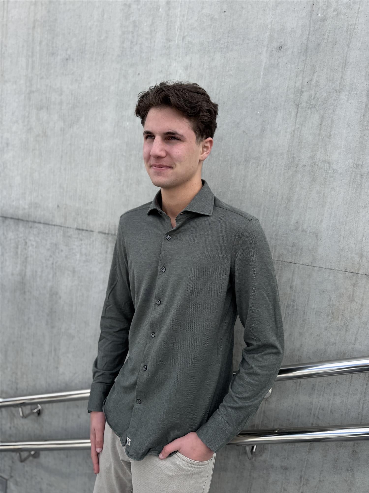 Jersey Shirt J136 Olive